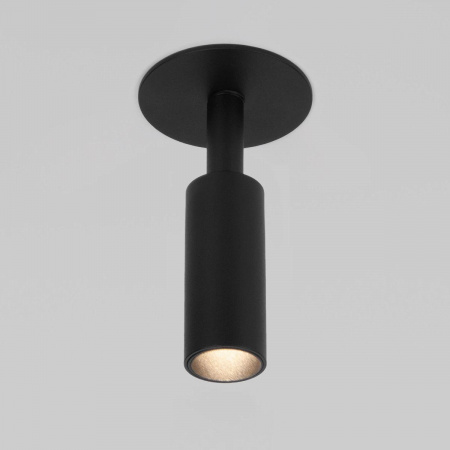 Встраиваемый светодиодный спот Elektrostandard Diffe 25039/Led черный a058218