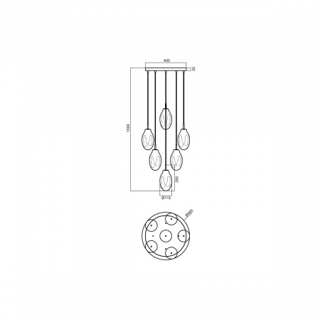 Подвесной светильник Vele Luce Lucy VL5613P16