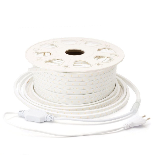 Светодиодная влагозащищенная лента Apeyron 6W/m 60LED/m 2835SMD теплый белый 25M 10-56 Алматы