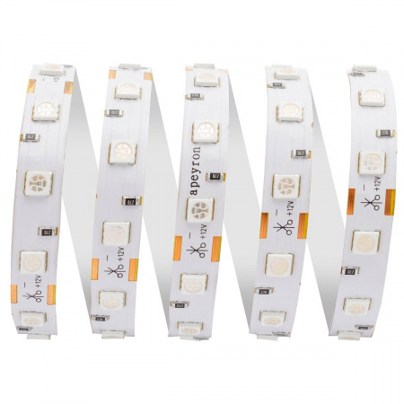 Светодиодная лента Apeyron 14,4W/m 60LED/m 5050SMD зеленый 5M 49BL Алматы