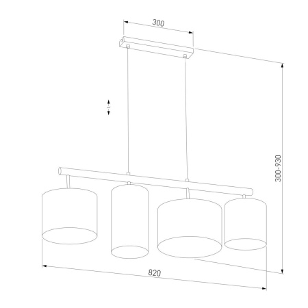 Подвесной светильник TK Lighting 4106 Deva White