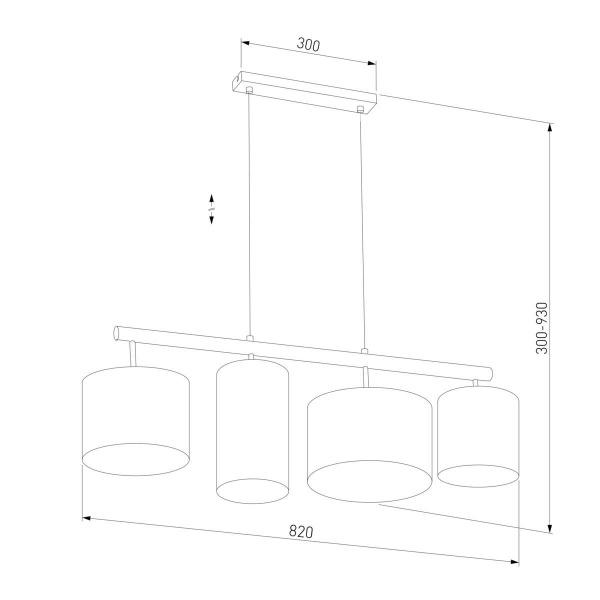Подвесной светильник TK Lighting 4106 Deva White