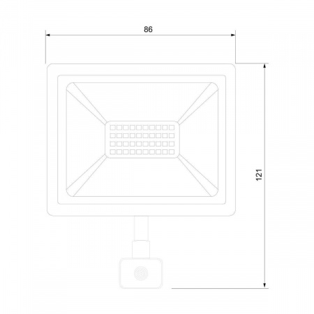 Прожектор светодиодный Elektrostandard Elementary 021 FL LED 10W 6500K IP44 a051930
