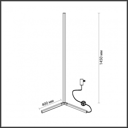 Торшер Odeon Light Hightech Fillini 4335/6FL