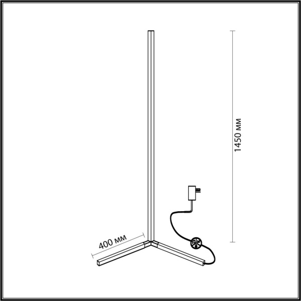 Торшер Odeon Light Hightech Fillini 4335/6FL