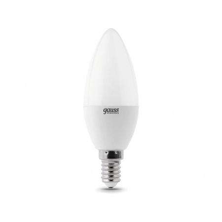 Лампа светодиодная Gauss E14 10W 3000K матовая 33110