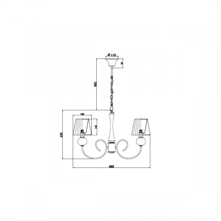 Подвесная люстра Vele Luce Percy VL1971L05