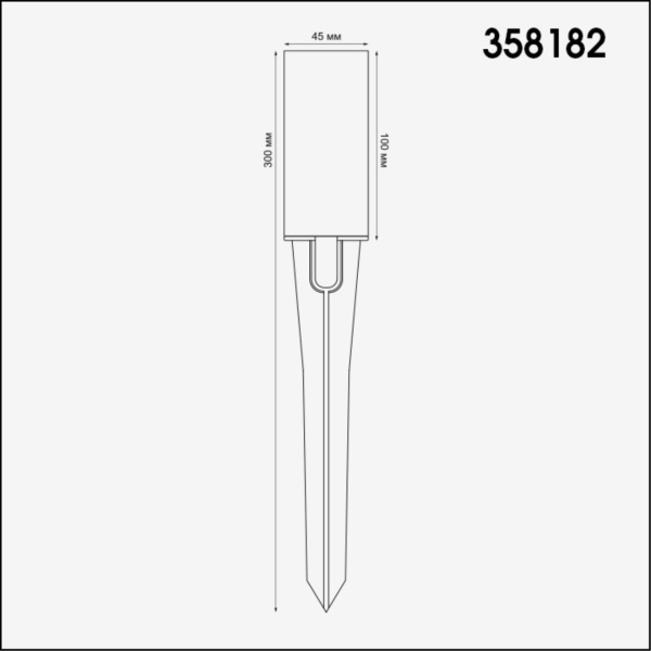 Корпус для модуля Novotech Street Nokta 358182 Алматы
