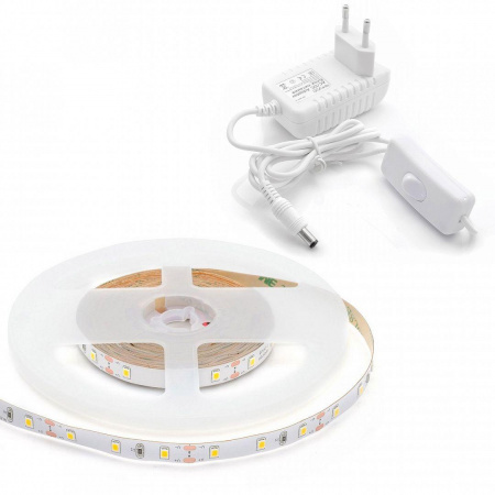 Светодиодная лента Apeyron 4,8W/m 60LED/m 5050SMD теплый белый 1M 10-66 Алматы