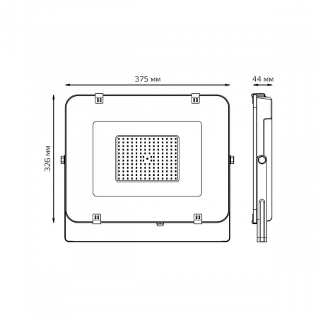 Прожектор светодиодный Gauss Elementary 150W 6500К 691511150