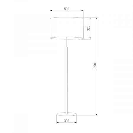 Торшер TK Lighting 5216 Deva White