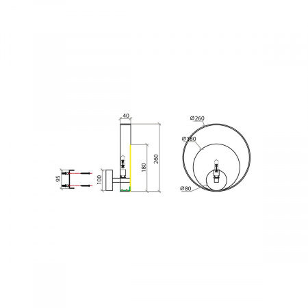 Бра Vele Luce Saturno VL5764W11