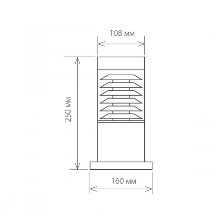 Уличный светильник Elektrostandard 1508 Techno серый a035097