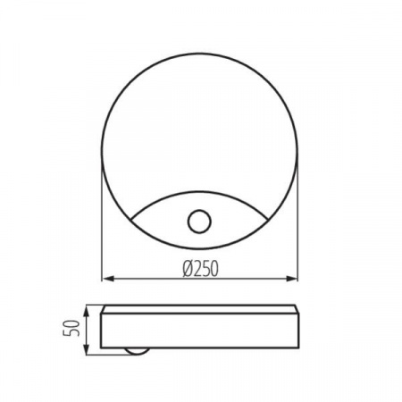 Светильник настенный с датчиком Kanlux SANSO LED 15W-NW-SE 26520