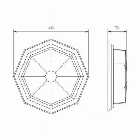 Уличный настенный светильник Elektrostandard Telarana GL 1023D капучино a043661