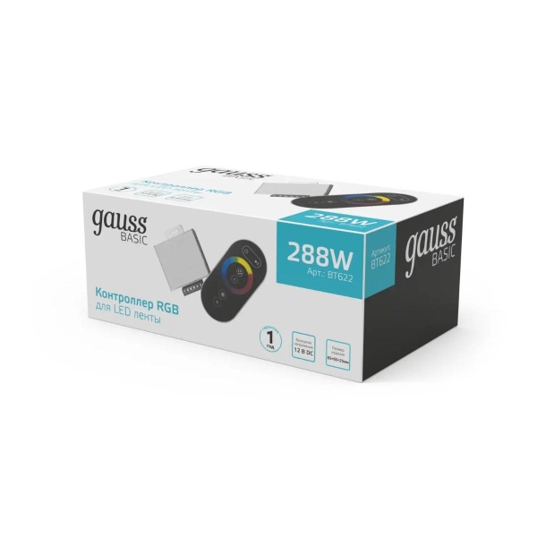 Контроллер RGB для светодиодной ленты Gauss Basic LED 12V 288W BT622 Алматы