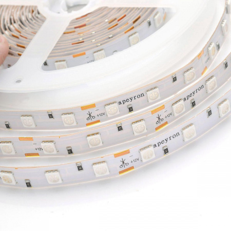Светодиодная лента Apeyron 14,4W/m 60LED/m 5050SMD зеленый 5M 49BL Алматы