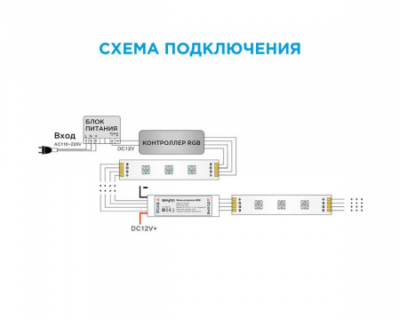 Мини-усилитель RGB Apeyron 12/24V 04-25 Алматы