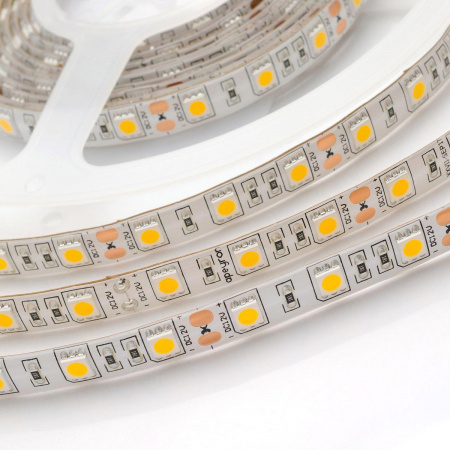 Светодиодная влагозащищенная лента Apeyron 14,4W/m 60LED/m 5050SMD теплый белый 5M 11BL Алматы