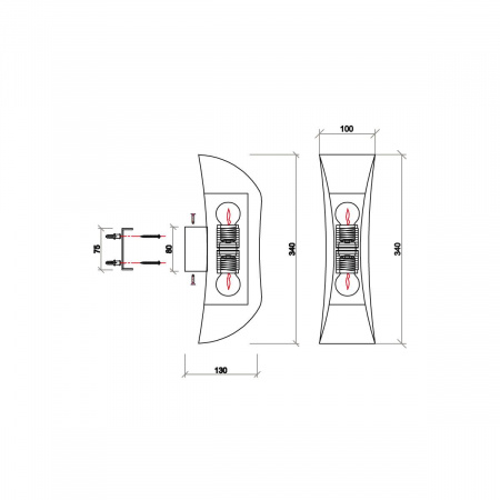 Бра Vele Luce Hellion VL5704W02