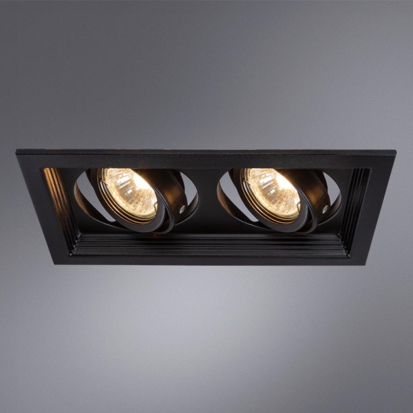 Встраиваемый светильник Arte Lamp Canis A6661PL-2BK Алматы