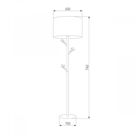 Торшер TK Lighting 5572 Albero White