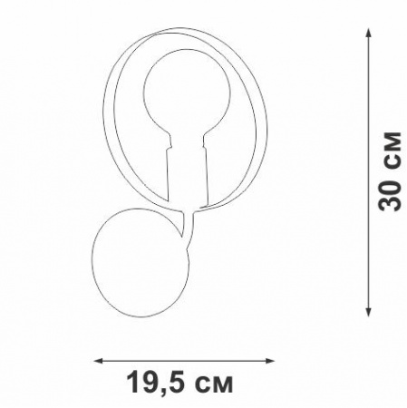 Бра Vitaluce V4379-0/1A