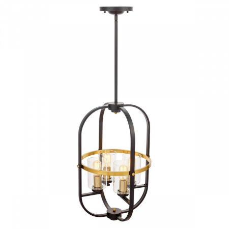Подвесная люстра Lumina Deco Monterey LDP 1141-4 BK+MD