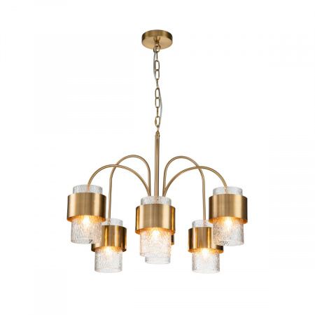 Подвесная люстра Indigo ELEGANZA 12019/A/6P Brass V000322