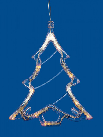 Подвесной светодиодный светильник «Ёлочка» Uniel ULD-H1620-010/STA/3AAA Warm White IP20 Xmas Tree UL-00007254
