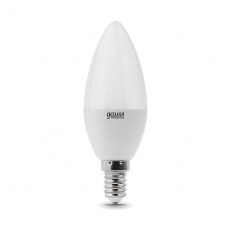 Лампа светодиодная Gauss E14 8W 3000K матовая 33118