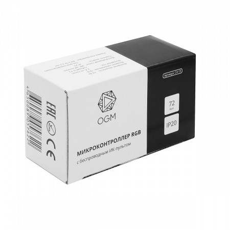 Мини-контроллер RGB OGM с пультом 12/24V C4-15 Алматы