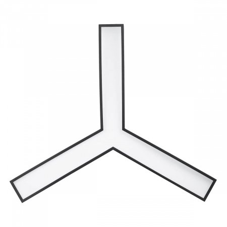 Подвесной светодиодный cветильник Geometria ЭРА Igrek SPO-143-B-40K-056 56Вт 4000К черный Б0050571
