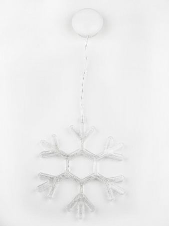 Подвесной светодиодный светильник «Снежинка» Uniel ULD-H1819-012/STA/3AAA Warm White IP20 Snowflake UL-00007251