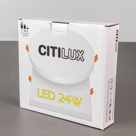 Встраиваемый светодиодный светильник Citilux Вега CLD52K24W