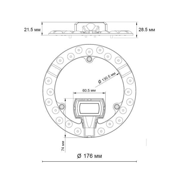 Светодиодный модуль Novotech Vax 357750 Алматы