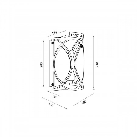 Настенный светильник Vele Luce Angela VL3153W01
