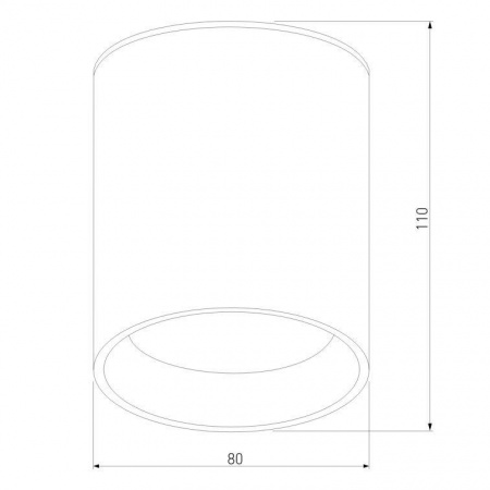 Уличный светодиодный светильник Elektrostandard Light Led 35130/H черный a056229