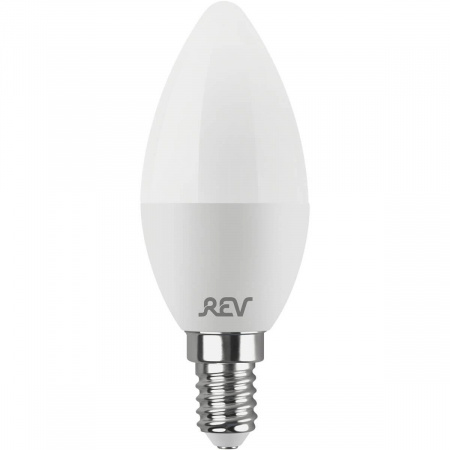 Лампа светодиодная REV C37 Е14 5W 2700K теплый свет свеча 32271 9