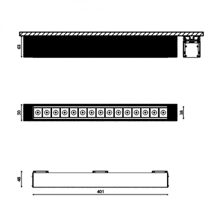Трековый светодиодный светильник DesignLed SY-601223-BL-25-WW 005402