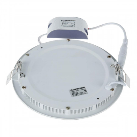 Встраиваемый светодиодный светильник Elektrostandard DLR004 12W 4200K WH белый a035362