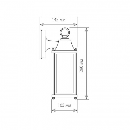Уличный настенный cветильник Elektrostandard 1008D Brick белый a038439
