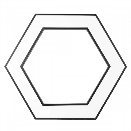 Подвесной светодиодный cветильник Geometria ЭРА Hexagon SPO-124-B-40K-051 51Вт 4000К черный Б0050557