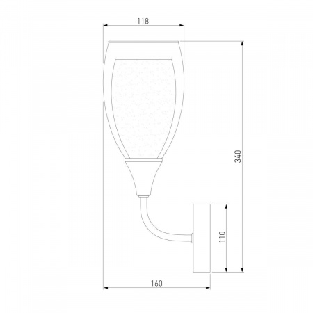 Бра Eurosvet Cosmic 50285/1 золото