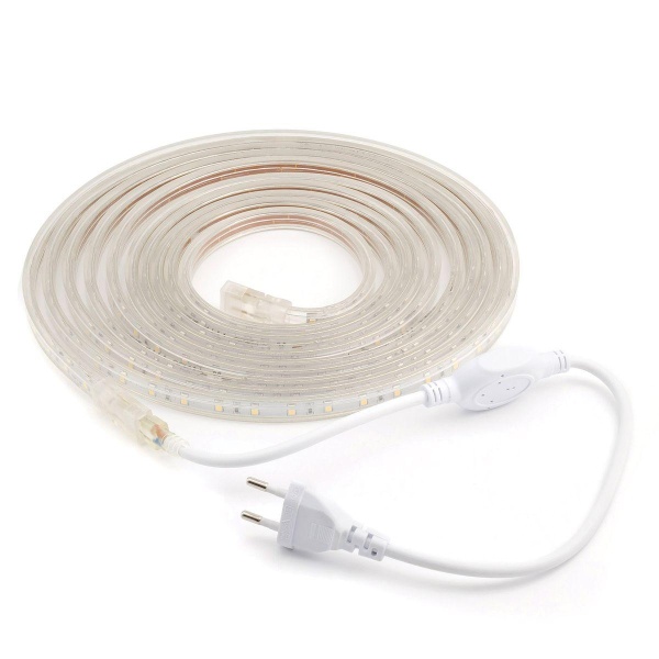 Светодиодная влагозащищенная лента OGM 4,8W/m 60LED/m 3528SMD теплый белый 5M SL-05 Алматы
