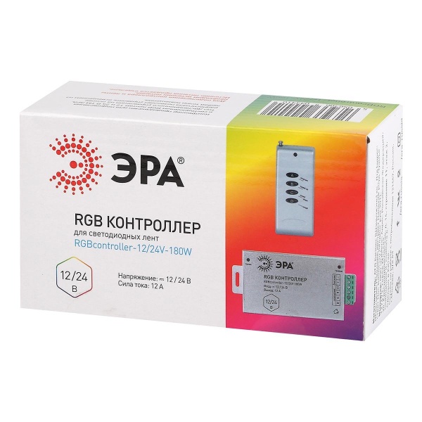 Контроллер ЭРА RGBcontroller-12/24V-180W/288W Б0043444 Алматы