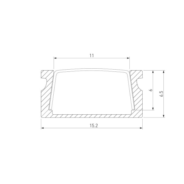 Профиль алюминиевый с рассеивателем Elektrostandard LL-2-ALP006 a053621 Алматы