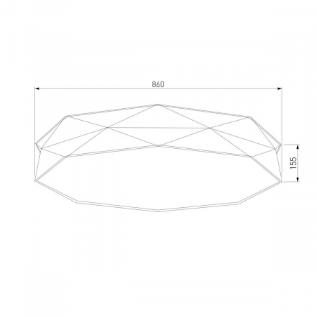 Потолочный светильник TK Lighting 4223 Kantoor Graphite