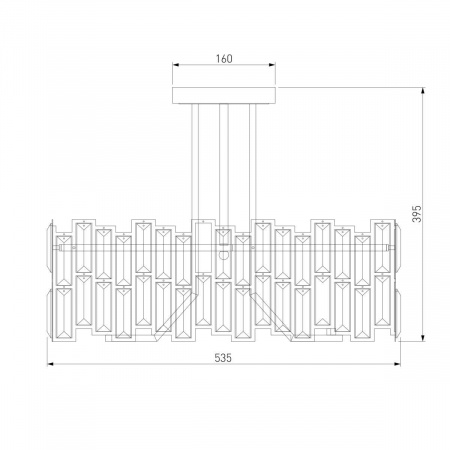 Потолочная люстра Bogates Zolletta 339/5 Strotskis Smart