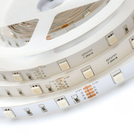 Светодиодная лента Apeyron 7,2W/m 30LED/m 5050SMD разноцветная 5M 38BL Алматы